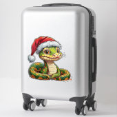 愛らしい漫画のヘビ シール (スーツケース)