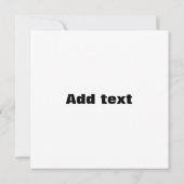 愛らしい漫画のポニー祝ズ誕生日 招待状 (裏面)