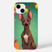 愛らしい漫画の犬 Case-Mate iPhoneケース (裏面)