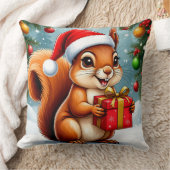 愛らしい漫画リス クッション (ブランケット)