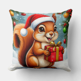 愛らしい漫画リス クッション