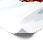 愛らしい漫画リス ポスター (角)