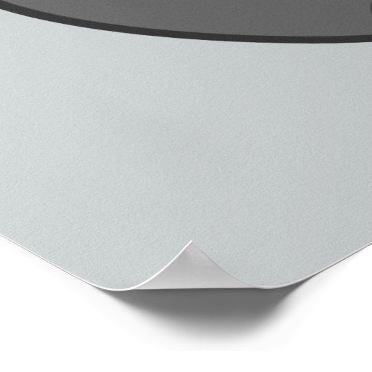 愛らしい灰色のシールマンガ幸せな動物の海のクレート ポスター (角)