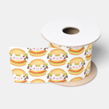 愛らしい牛ハンバーガー