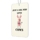 愛らしい牛愛娘 カーエアーフレッシュナー (左)