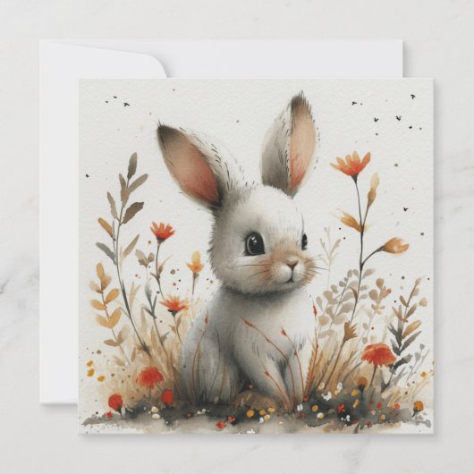 愛らしい物語:幸せな願い🐰🐰デジタル シーズンカード (正面)