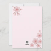 愛らしい犬と花フラットホリデーカード シーズンカード (裏面)