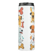 愛らしい犬のお母さん タンブラー (裏面)