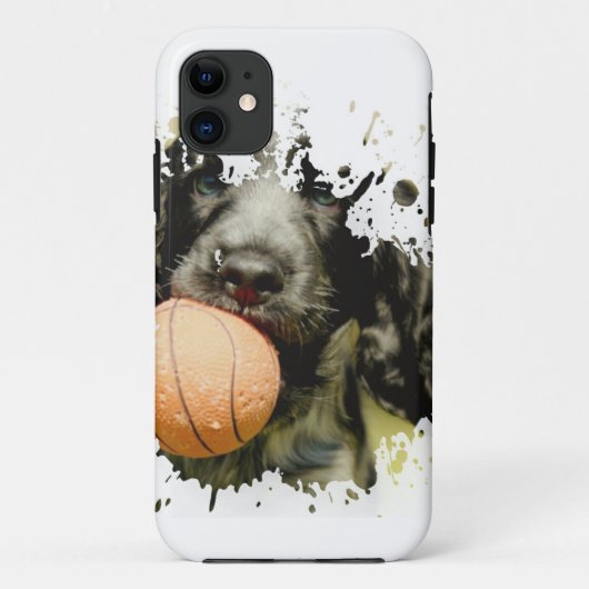 愛らしい犬のアートワーク Case-Mate iPhoneケース (裏面)
