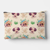 愛らしい犬の柄 アクセサリーポーチ (裏面)