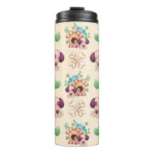 愛らしい犬の柄