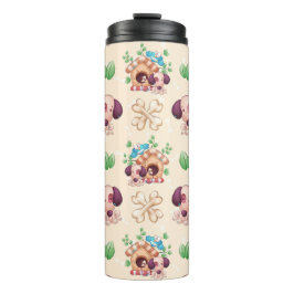 愛らしい犬の柄 タンブラー