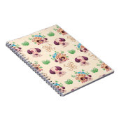 愛らしい犬の柄 ノートブック (右側)