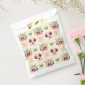 愛らしい犬の柄 フェイバーバッグ (封をした状態)