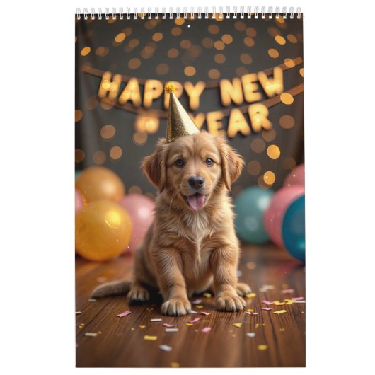 愛らしい犬の1年 カレンダー (カバー)