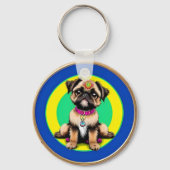 愛らしい犬 キーホルダー (裏面)