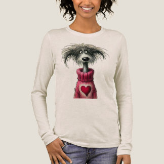 愛らしい犬 トライブレンドＴシャツ