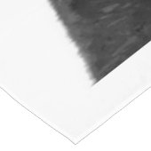 愛らしい犬 |ブラックフランスのブルドッグ顔 テーブルクロス (アングル)