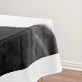 愛らしい犬 |ブラックフランスのブルドッグ顔 テーブルクロス (インサイチュ)