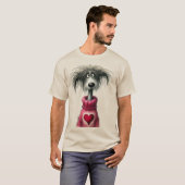 愛らしい犬 Tシャツ (正面フル)