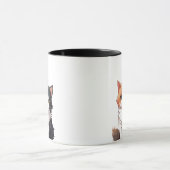 愛らしい猫たちコーヒーマグ マグカップ (中央)