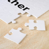 愛らしい猫と犬のハグ – ニャー&ウォフデザイン ジグソーパズル (側面)