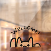 愛らしい猫ならではの歓迎 ウィンドウサイン (シート2)