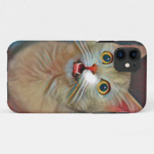 愛らしい猫のアートワーク Case-Mate iPhoneケース (裏面(横))