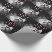 愛らしい猫のクリスマスのプレゼントの覆い ラッピングペーパー (角)