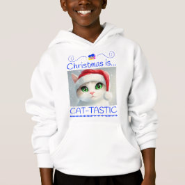 愛らしい猫のクリスマスTシャツ – 猫いっぱいのホリデー