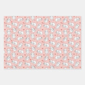 愛らしい猫のコレクション ラッピングペーパーシート (正面3)