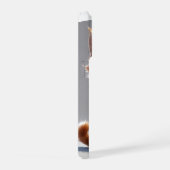 愛らしい猫のデザインのiPhone 15 Proケース iPhoneケース (右側面)