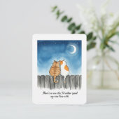 愛らしい猫のバレンタインカード「No One Else」- ロマンチックな愛 シーズンカード (スタンド正面)