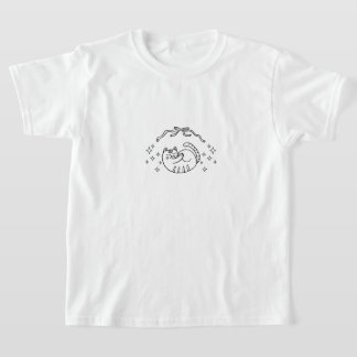 愛らしい猫の子供服 Tシャツ