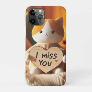 愛らしい猫の心からのメッセージ iPhone 11 PROケース