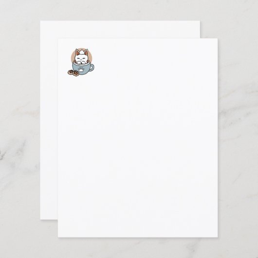 愛らしい猫インマグホリデーデザイン- Cat & Cocoa (正面/裏面)