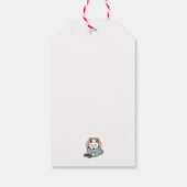 愛らしい猫インマグホリデーデザイン- Cat & Cocoa ギフトタグ (裏面)