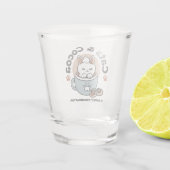 愛らしい猫インマグホリデーデザイン- Cat & Cocoa ショットグラス (裏面)