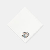 愛らしい猫インマグホリデーデザイン- Cat & Cocoa スタンダードカクテルナプキン (角)