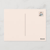 愛らしい猫インマグホリデーデザイン- Cat & Cocoa ポストカード (裏面)