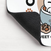 愛らしい猫インマグホリデーデザイン- Cat & Cocoa マウスパッド (コーナー)