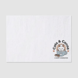 愛らしい猫インマグホリデーデザイン- Cat & Cocoa 薄葉紙