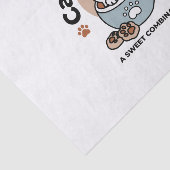 愛らしい猫インマグホリデーデザイン- Cat & Cocoa 薄葉紙 (詳細)