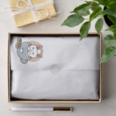 愛らしい猫インマグホリデーデザイン- Cat & Cocoa 薄葉紙 (ギフト)