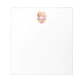 愛らしい猫ギフトアイディアfor動物愛好家 ノートパッド (正面)