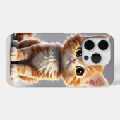 愛らしい猫デザインとiPhone 15 Proケース Case-Mate iPhoneケース (裏面 (横))