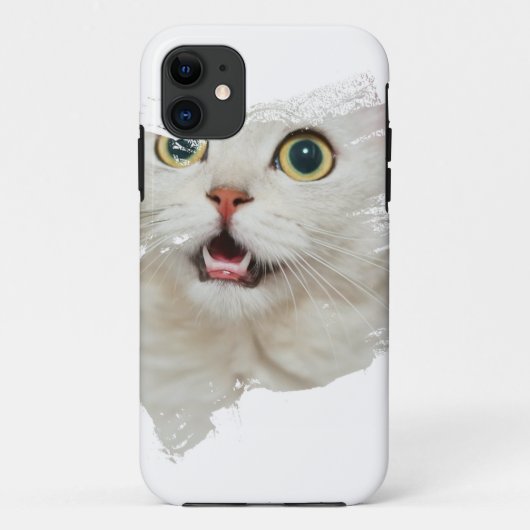 愛らしい猫デザイン Case-Mate iPhoneケース (裏面)