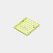 愛らしい猫パーソナライズされたのポストイットのノート ポストイット (アングル)