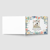 愛らしい猫結婚をテーマにしたゲストブック ゲストブック (全面)