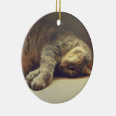 愛らしい猫 セラミックオーナメント (右)